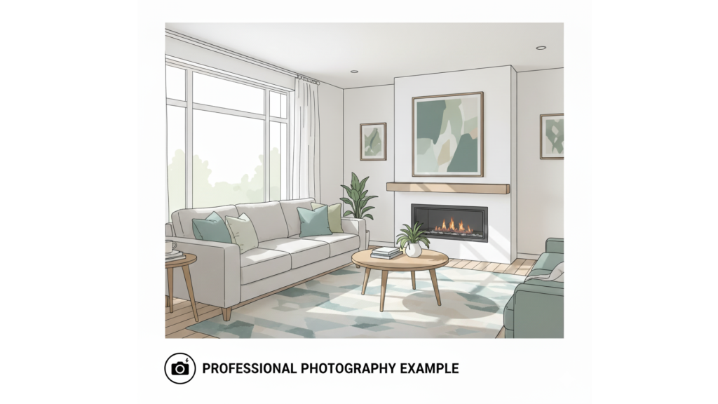 Professional vacation rental photography showing optimal listing presentation to complement dynamic pricing strategies for higher booking conversions