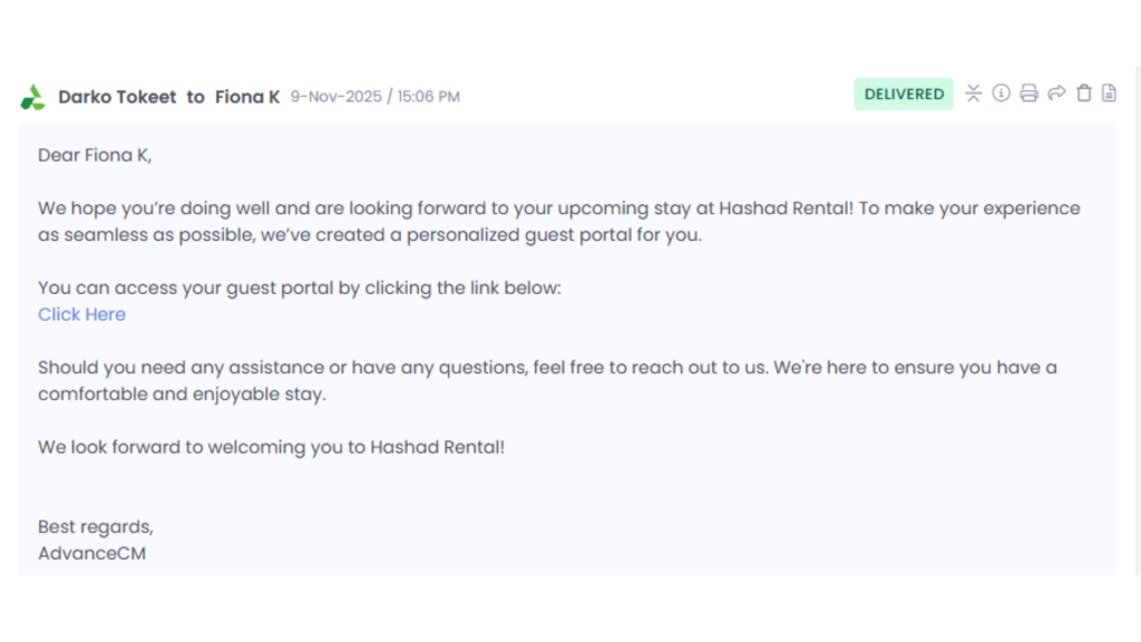 Clear pre-booking messages reveal intent and prevent misunderstandings.