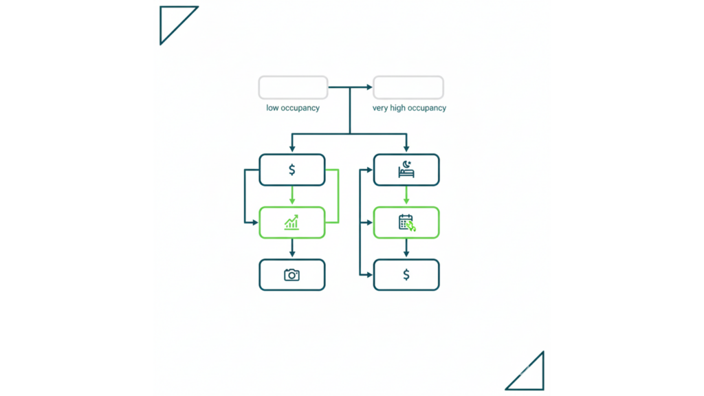 Benchmark ranges graphic showing 50–60% as common, 60–75% as strong, and 90%+ as a pricing check.