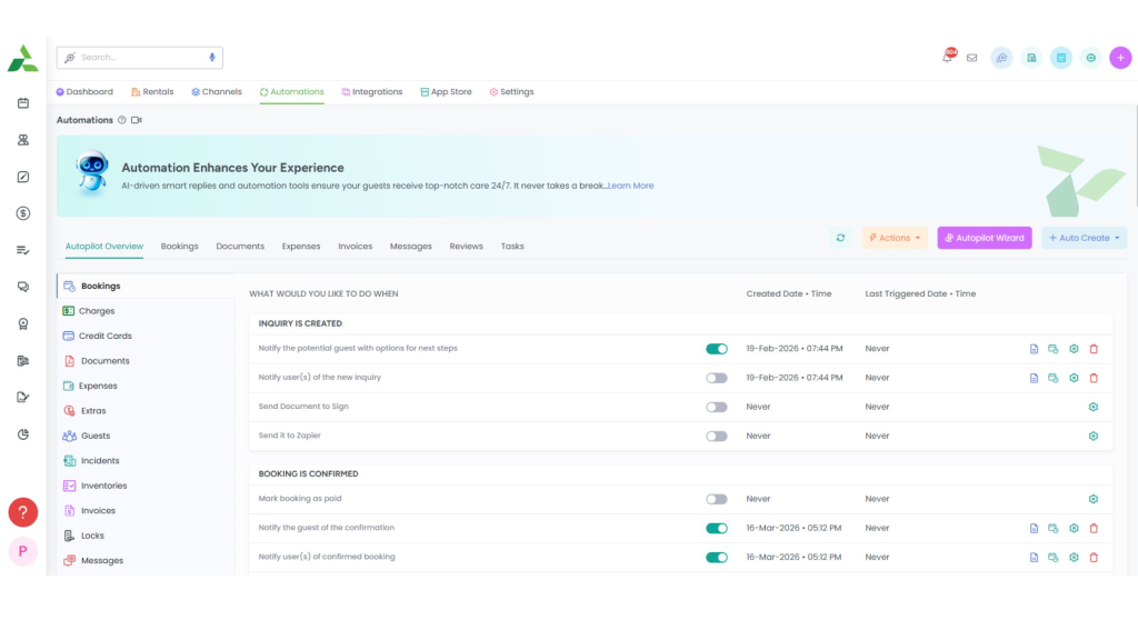 AdvanceCM interface showing vacation rental pricing controls, channel visibility, and operational workflow in one dashboard.