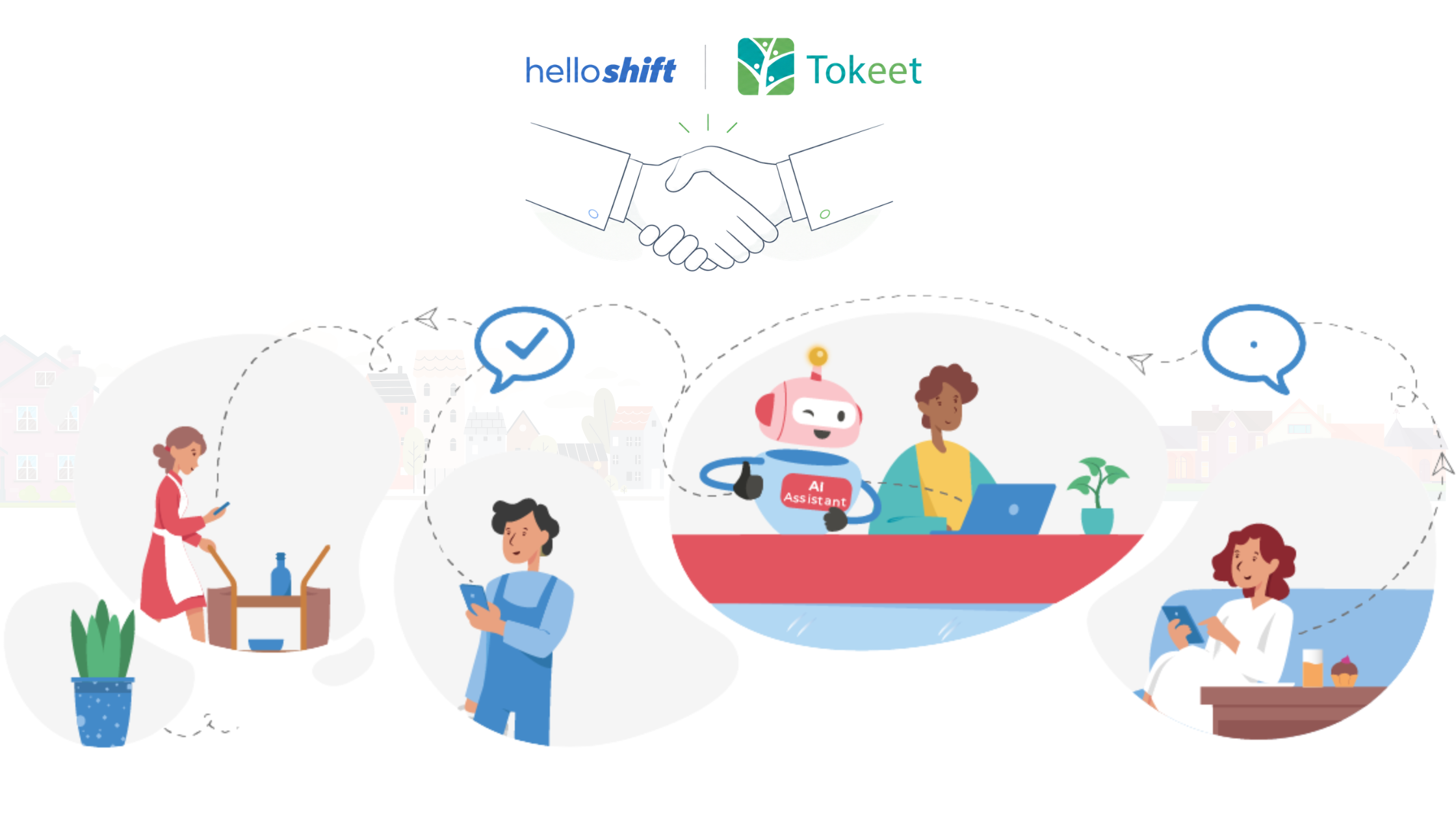 AI call answering for vacation rentals with HelloShift and Tokeet