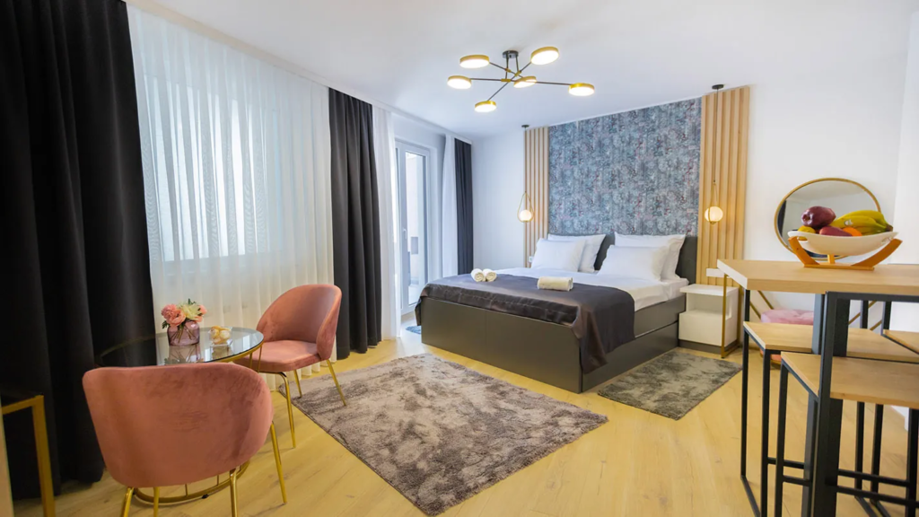 Two-Bedroom Apartment with Terrace at Happy House in Sarajevo's Old Town